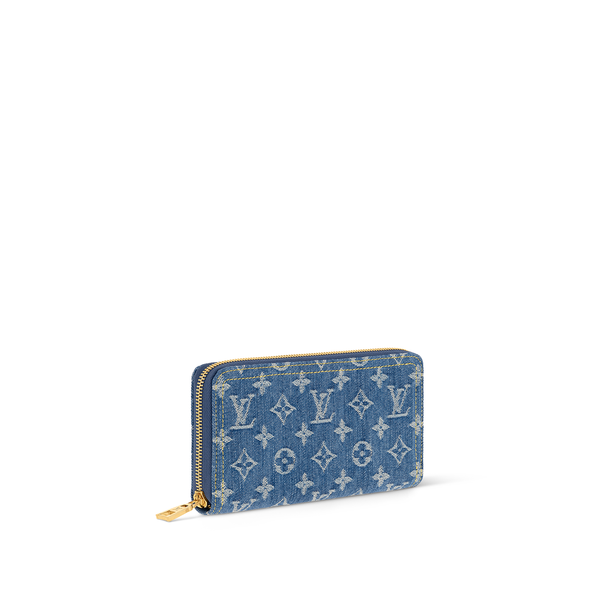 Zippy Wallet Monogram Denim Wallets and Small Leather Goods